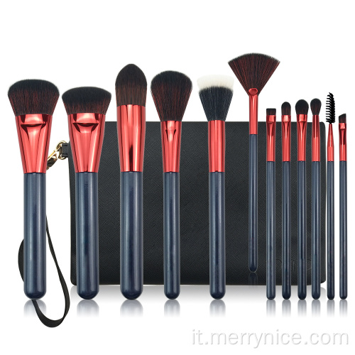 Kit professionale per pennelli trucco 12PC